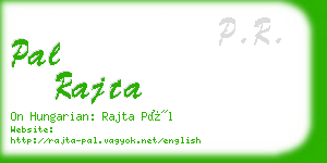 pal rajta business card